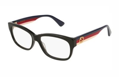 Gucci GG0278O 005 black multicolor tran 55 Women’s Eyeglasses