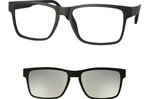 CentroStyle 56354 MATT BLACK 54 17-140 MON   Eyeglasses