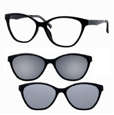 CentroStyle F007754001000 SHINY BLACK 54 1   Eyeglasses