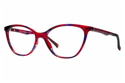 CentroStyle F021454277000 RED/PURPLE 54 16   Eyeglasses