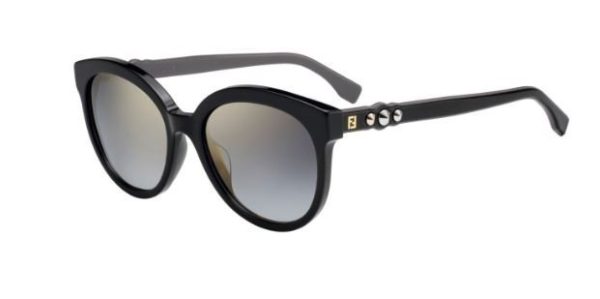 Fendi Ff 0268/s 807/FQ BLACK 56 Women’s Sunglasses