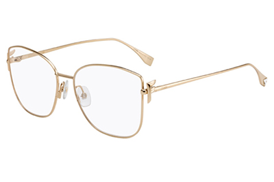 Fendi Ff 0390/g J5G/16 GOLD 56 Women’s Eyeglasses
