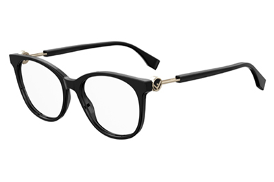Fendi Ff 0393 807/17 BLACK 52 Women’s Eyeglasses