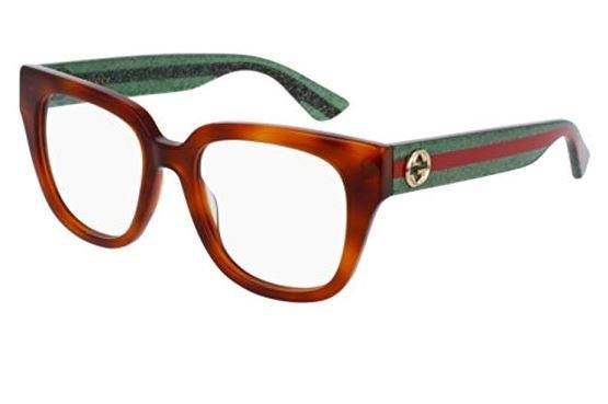 Gucci GG0037O avana 50 Women’s Eyeglasses