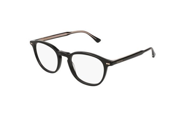 Gucci GG0187O 005-black 49 Unisex Eyeglasses