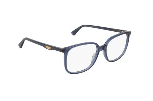 Gucci GG0260O 003-blue-blue-transparent 53 Unisex Eyeglasses