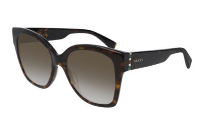Gucci GG0459S 002 havana gold brown 54 Women’s Sunglasses
