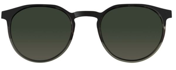 MODO DIDESSA clip on green tortoise gradient 48 Unisex Sunglasses