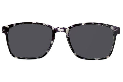 MODO SEUDRE clip on black tort gradient 53 Unisex Eyeglasses