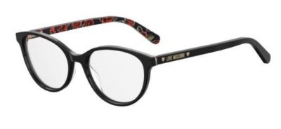 Moschino Love Mol525 807/17 BLACK 52 Women’s Eyeglasses