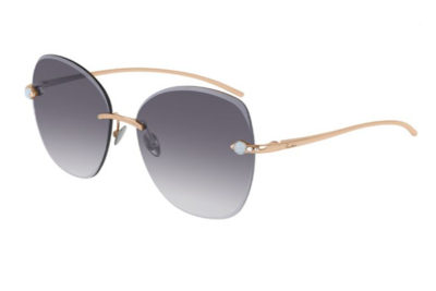 Pomellato PM0066S 001 gold gold grey 57 Women’s Sunglasses