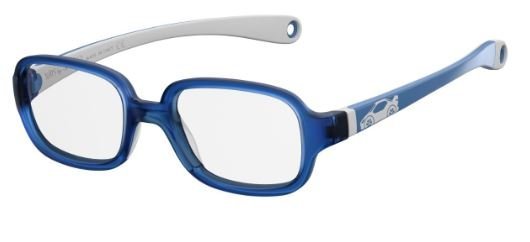 Safilo Sa 0003/n 8RU/16 BLUE REDWHTE 43 Unisex Eyeglasses