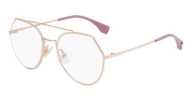 Fendi Ff 0329 DDB/20 GOLD COPPER 53 Women’s Eyeglasses