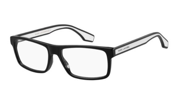 Marc Jacobs Marc 290 80S/17 BLACK WHITE 55 Unisex Eyeglasses