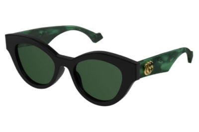 Gucci GG0957S 001 black green green 51 Women's eyeglasses