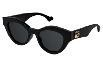 Gucci GG0957S 002 black black grey 51 Women's sunglasses