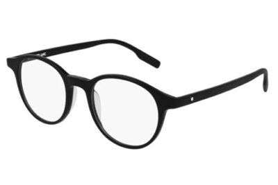 Montblanc MB0154O 001 black black transpare 49 Men's eyeglasses