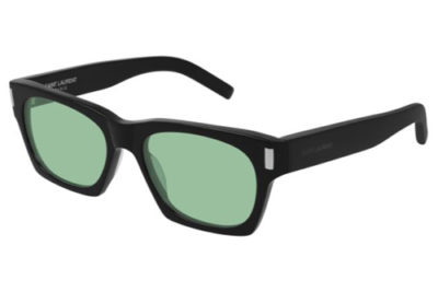 Saint Laurent SL 402 006 black black green 54 Unisex sunglasses