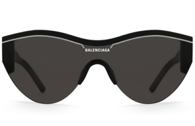 Balenciaga BB0004SA 001 black black grey  Unisex sunglasses