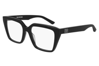 Balenciaga BB0130O 001 black black transpare 53 Women's eyeglasses