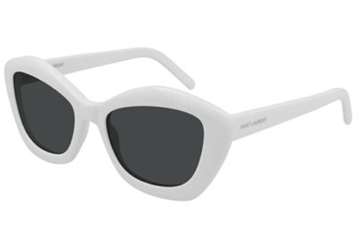 Saint Laurent SL 68 004 ivory grey 54 Women's Sunglasses