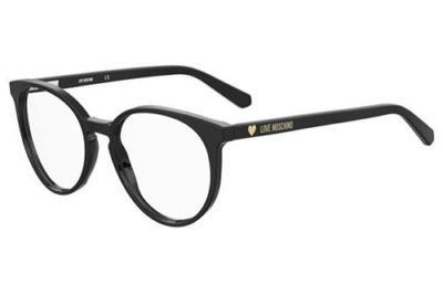 Moschino Mol565 807/38 BLACK 52 Women's Eyeglasses
