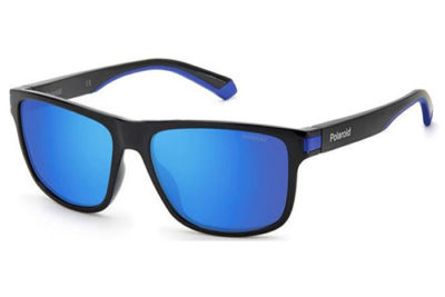 Polaroid Pld 2123/s D51/5X BLACK BLUE 57 Men's sunglasses