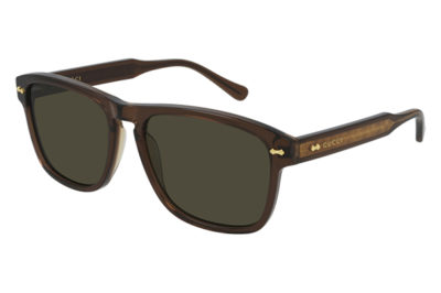 Gucci GG0911S 003 brown brown green 58 Men's sunglasses