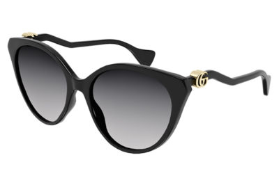 Gucci GG1011S 001 black black grey 57 Women's Sunglasses