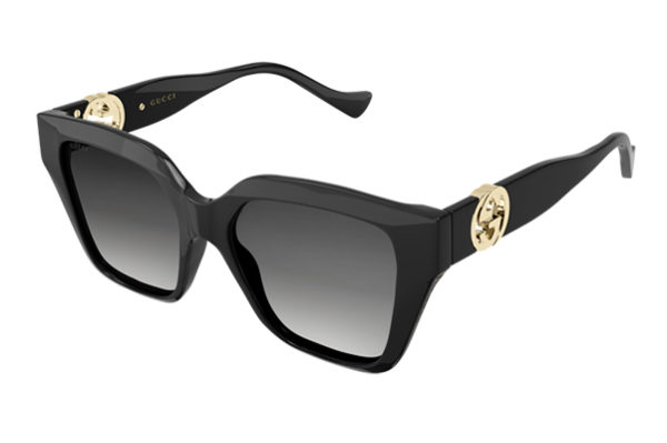 Gucci GG1023S 001 black black grey 54 Women's Sunglasses