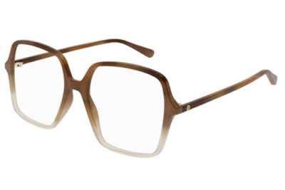 Gucci GG1003O 002 havana havana transpa 53 Women's eyeglasses