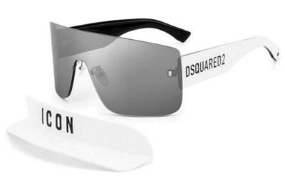 DSquared Icon 0001/s VK6/T4 WHITE  Men's Sunglasses