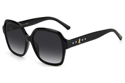 Jimmy Choo Rella/g/s 807/9O BLACK 55 Women's Sunglasses