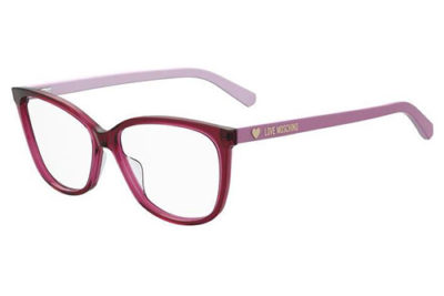 Moschino love Mol546 GYL/14 CHERRY PINK 55 Women's Eyeglasses
