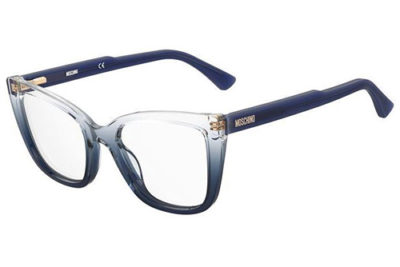 Moschino Mos603 QM4/19 CRYSTAL BLUE 52 Women's Eyeglasses