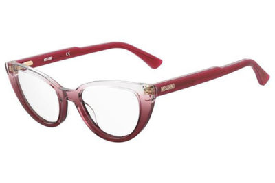 Moschino Mos605 6XQ/18 CRYSTAL RED 51 Women's Eyeglasses