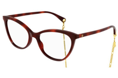 Gucci GG1079O 002 havana havana transpa 54 Women's Eyeglasses