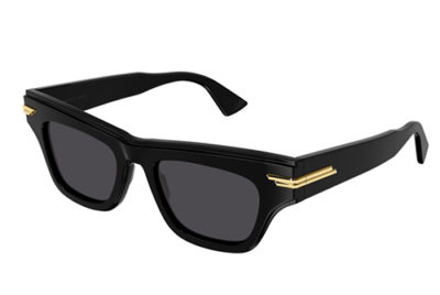 Bottega Veneta BV1122S 001 black grey 51 Women's Sunglasses