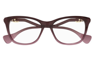 Gucci GG1012O 003 burgundy burgundy tra 54 Women's Eyeglasses