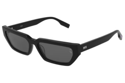 McQueen MQ0302S 001 black black smoke 56 Unisex Sunglasses