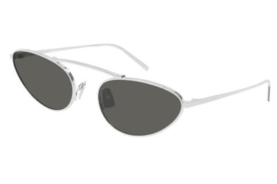 Saint Laurent SL 538 002 silver silver grey 58 Women's Sunglasses