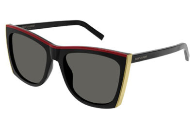 Saint Laurent SL 539 PALOMA 001 black black grey 58 Women's Sunglasses