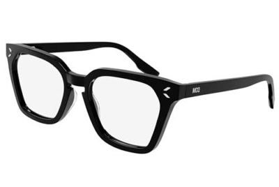 McQueen MQ0327O 001 black transpare 51 Women's Eyeglasses
