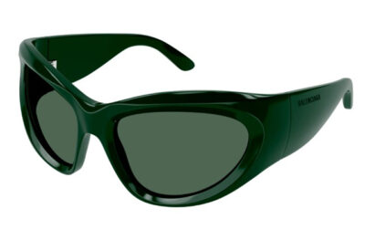 Balenciaga BB0228S 002 green green green 64 Women's sunglasses