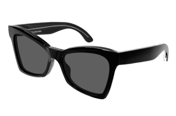Balenciaga BB0231S 001 black black grey 57 Women's Sunglasses
