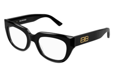 Balenciaga BB0239O 001 black black transpare 50 Women's Eyeglasses