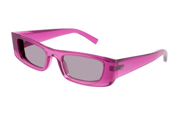 Saint Laurent SL 553 003 pink pink violet 52 Unisex sunglasses
