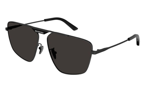 Balenciaga BB0246SA 001 grey grey grey 61 Men's sunglasses