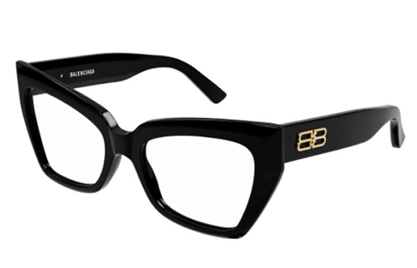 Balenciaga BB0275O 001 black black transpare 53 Women's eyeglasses