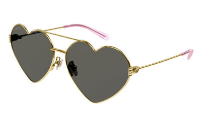 Gucci GG1283S 001 gold gold grey 62 Women's sunglasses
